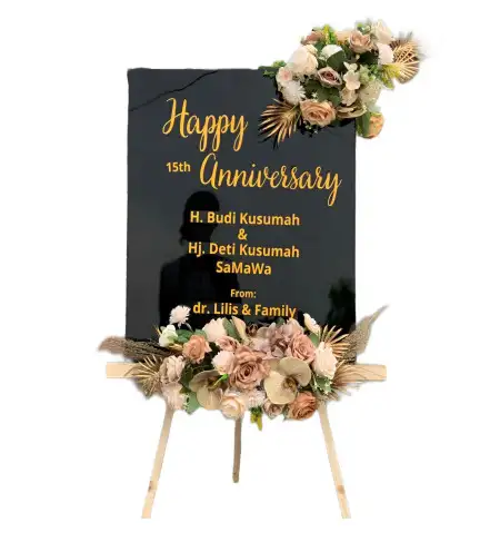 Papan Bunga Akrilik Pulau Hanaut