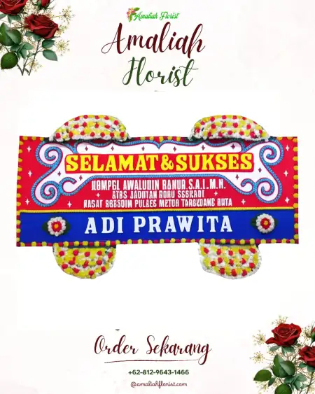 Papan Bunga Ucapan Selamat Pulau Hanaut